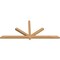 Ekena Millwork Kennewick Timber Gable Bracket, Western Red Cedar, 96"W x 40"H x 3 1/2"D x 3 1/2"F, 10/12 Pitch GBW096X40X0404KEN00SWR - alternate 5